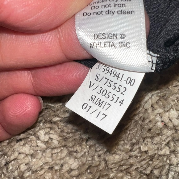 Athleta Mini Skirt with Built In Shorts Black Size 0 - Picture 9 of 12